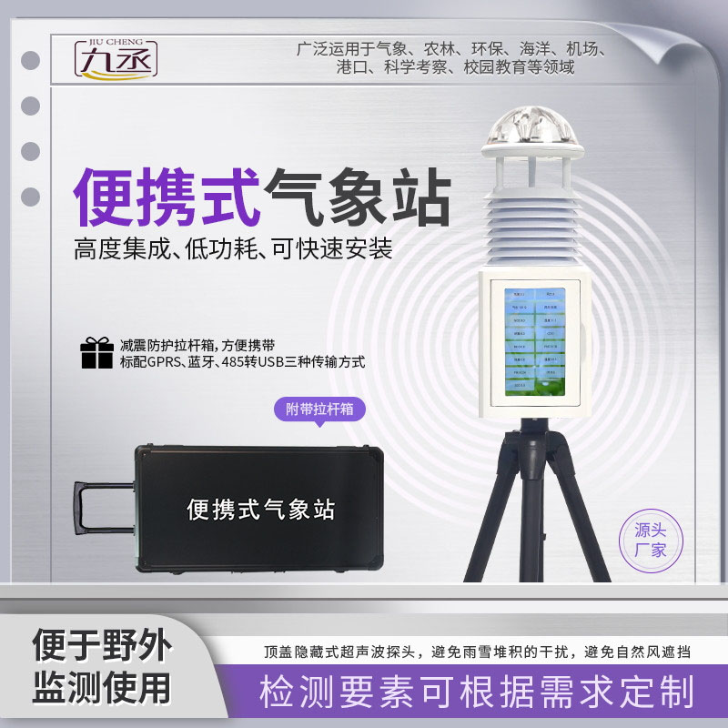 八要素便攜式氣象站實(shí)用更便捷！